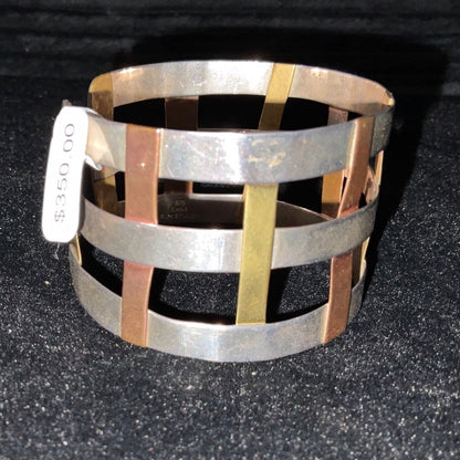 7” Cuff Bracelet Copper Brass Sterling Silver 925 RLM Studio China