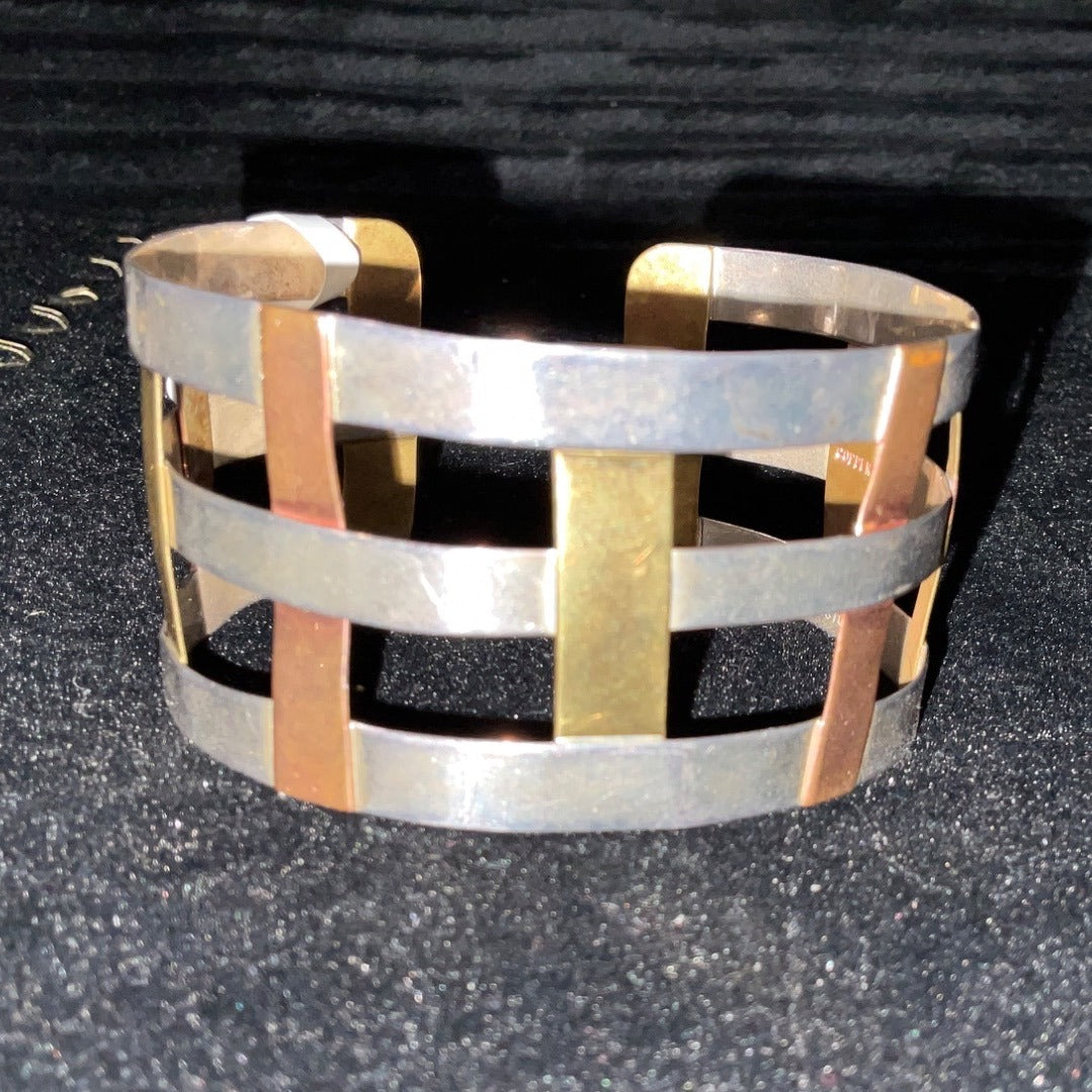 7” Cuff Bracelet Copper Brass Sterling Silver 925 RLM Studio China