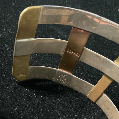 7” Cuff Bracelet Copper Brass Sterling Silver 925 RLM Studio China