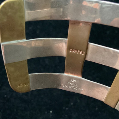 7” Cuff Bracelet Copper Brass Sterling Silver 925 RLM Studio China