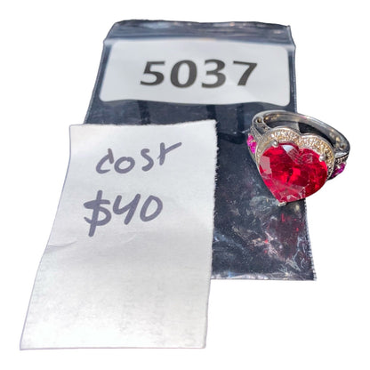 Ring Topaz Size 10 5.818 Carats STS Jewelry Sterling Silver 925