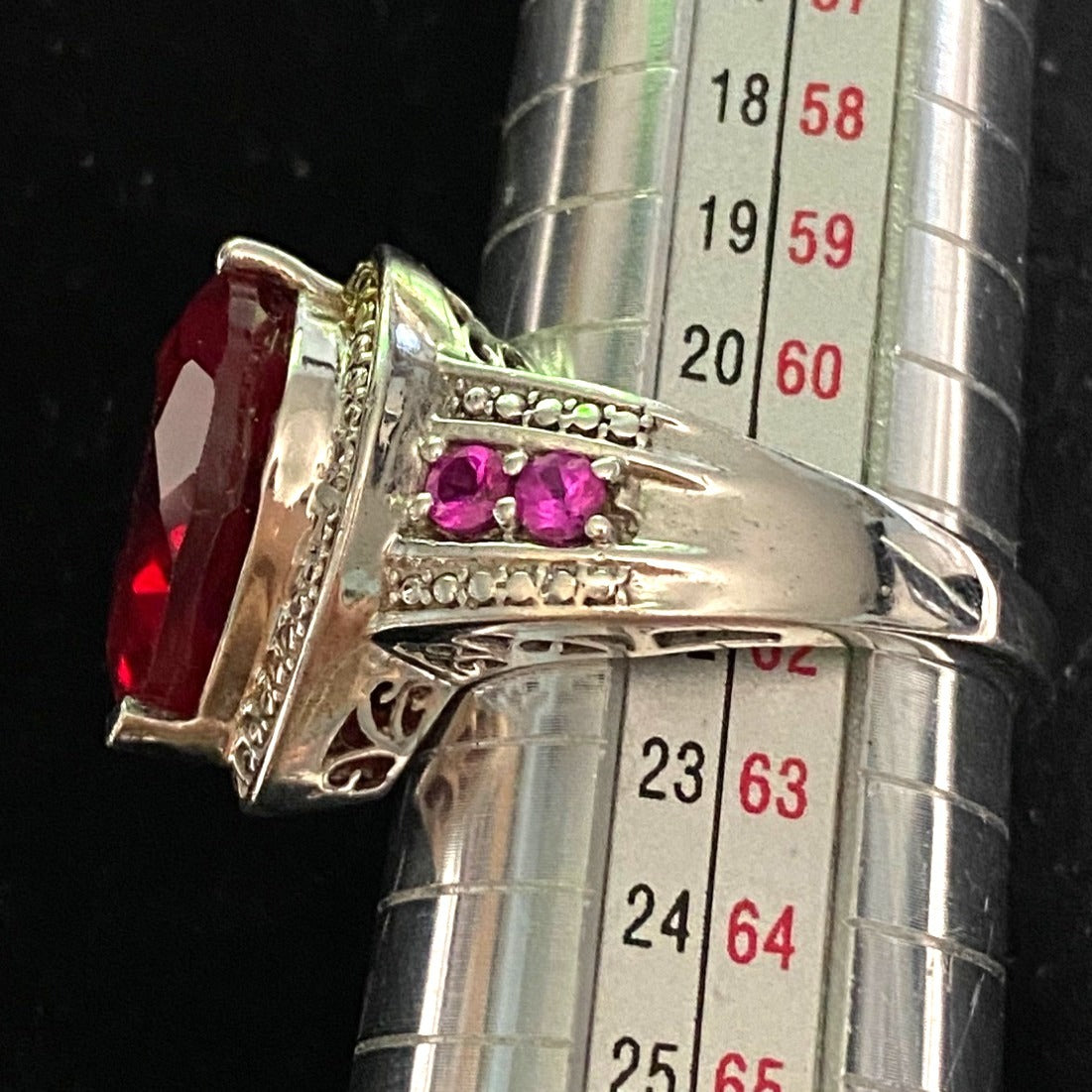 Ring Topaz Size 10 5.818 Carats STS Jewelry Sterling Silver 925