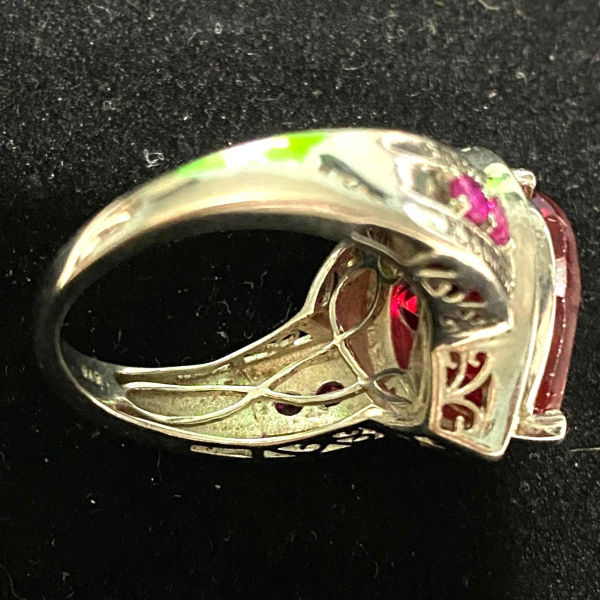 Ring Topaz Size 10 5.818 Carats STS Jewelry Sterling Silver 925