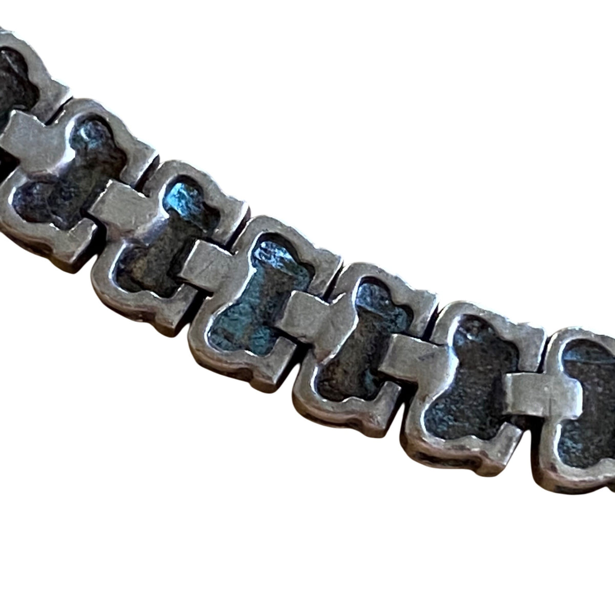Vintage 925 Sterling Silver Bracelet With Intricate Link Design & Secure Clasp