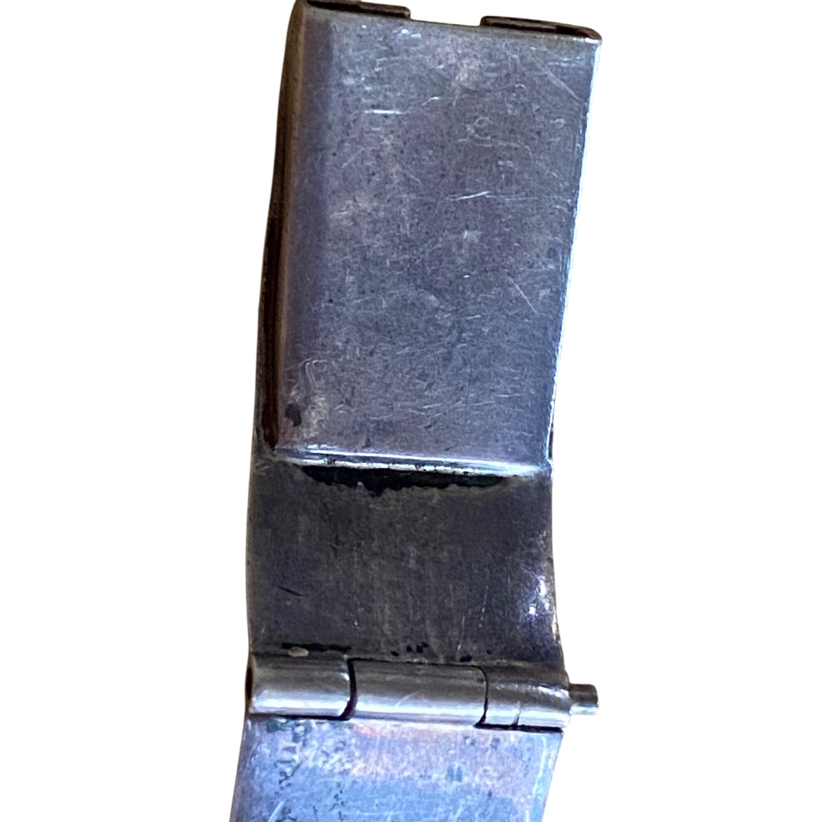 Vintage Mexican Sterling Silver & Gold Accented Panel Bracelet