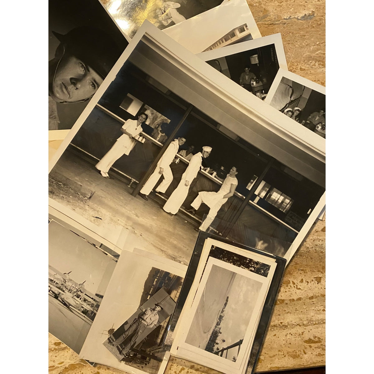 Vintage Black & White Military Photos Collection